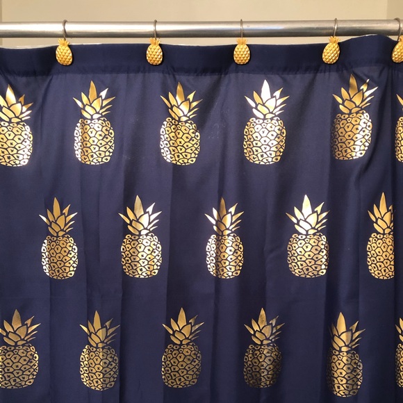 Other - Pineapple shower curtain